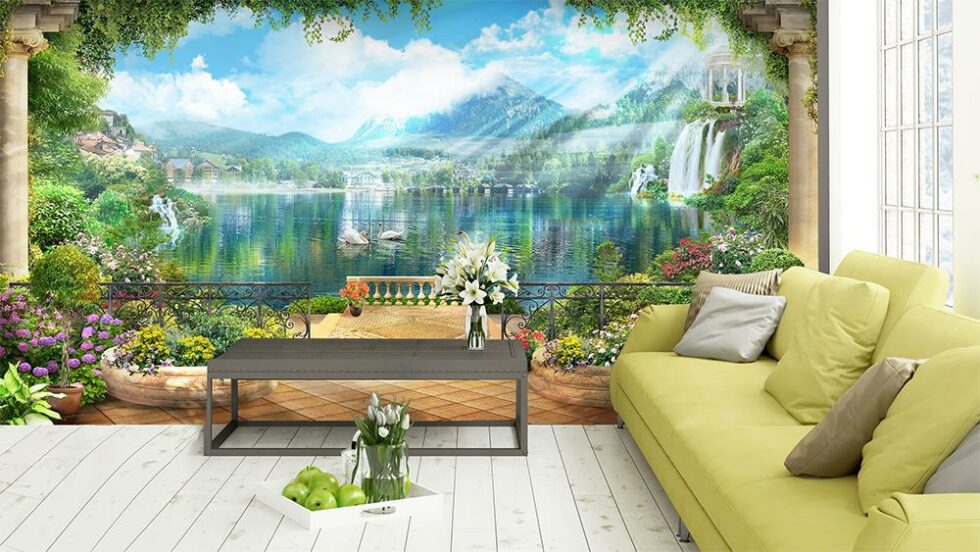 Code M1048 - Landscape Mural Wallpaper