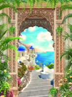 Landscape MURAL WALLPAPER, Available in Various Paper Texture, Code M1049. It is Produced as 105 CM WIDE ROLL PANELS.