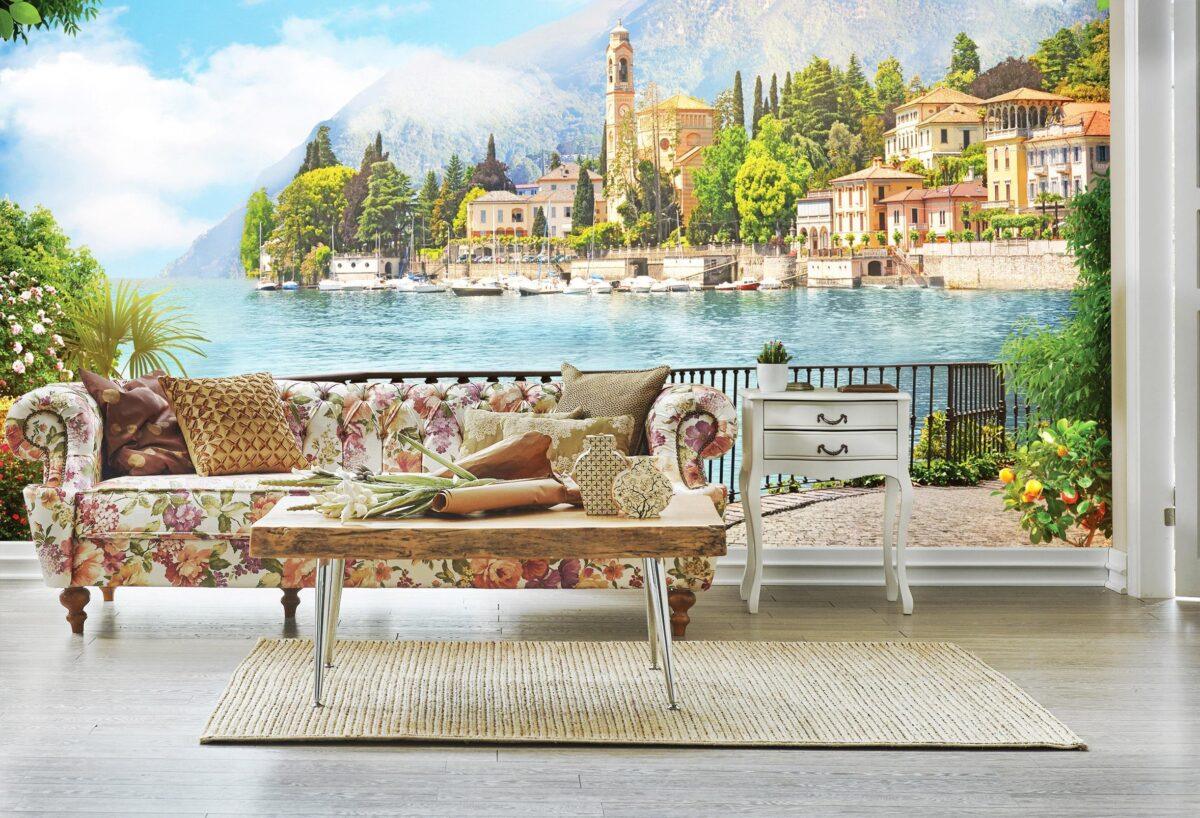 Landscape MURAL WALLPAPER, Available in Various Paper Texture, Code M1050. It is Produced as 105 CM WIDE ROLL PANELS. - Image 2