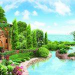 Landscape MURAL WALLPAPER, Available in Various Paper Texture, Code M841. It is Produced as 105 CM WIDE ROLL PANELS.