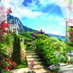 Landscape MURAL WALLPAPER, Available in Various Paper Texture, Code M842. It is Produced as 105 CM WIDE ROLL PANELS.