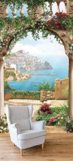 Landscape MURAL WALLPAPER, Available in Various Paper Texture, Code M847. It is Produced as 105 CM WIDE ROLL PANELS. - Image 2