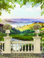 Landscape MURAL WALLPAPER, Available in Various Paper Texture, Code M849. It is Produced as 105 CM WIDE ROLL PANELS.