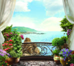 Landscape MURAL WALLPAPER, Available in Various Paper Texture, Code M853. It is Produced as 105 CM WIDE ROLL PANELS.