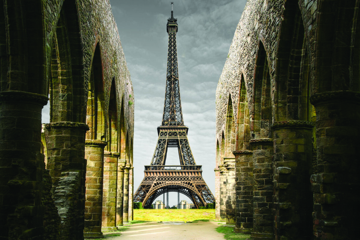 Landscape MURAL WALLPAPER, Available in Various Paper Texture, Code M859. It is Produced as 105 CM WIDE ROLL PANELS. - Image 1