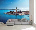 Landscape, VINYL FABRIC TEXTILE Wall Mural in Different Texture, Code M863. It is produced as ONE PIECE WITHOUT JOINT. - Image 2