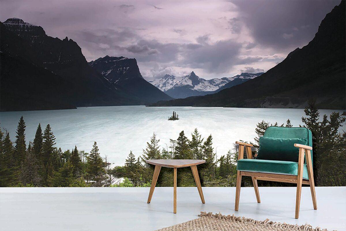 Landscape MURAL WALLPAPER, Available in Various Paper Texture, Code M866. It is Produced as 105 CM WIDE ROLL PANELS. - Image 2