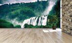 Landscape, VINYL FABRIC TEXTILE Wall Mural in Different Texture, Code M870. It is produced as ONE PIECE WITHOUT JOINT. - Image 2