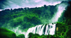 Landscape, VINYL FABRIC TEXTILE Wall Mural in Different Texture, Code M870. It is produced as ONE PIECE WITHOUT JOINT.