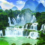 Landscape, VINYL FABRIC TEXTILE Wall Mural in Different Texture, Code M871. It is produced as ONE PIECE WITHOUT JOINT.