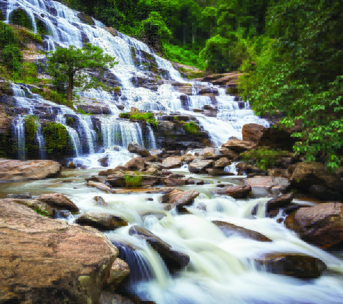 Landscape MURAL WALLPAPER, Available in Various Paper Texture, Code M875. It is Produced as 105 CM WIDE ROLL PANELS. - Image 1
