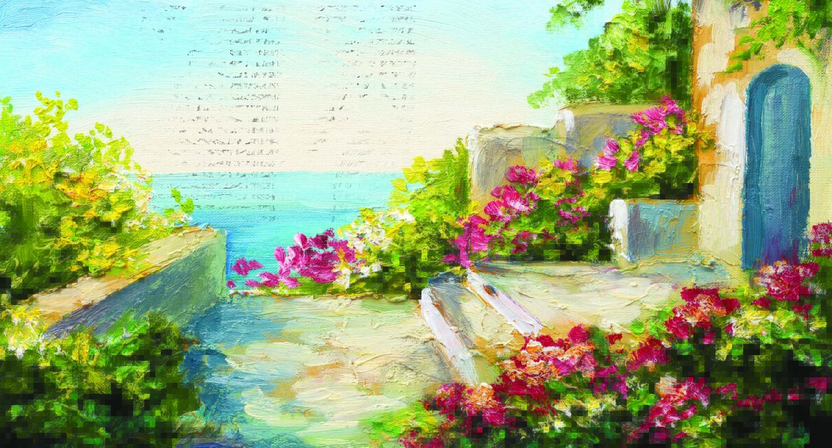 Art MURAL WALLPAPER, Available in Various Paper Texture, Code M888. It is Produced as 105 CM WIDE ROLL PANELS. - Image 1
