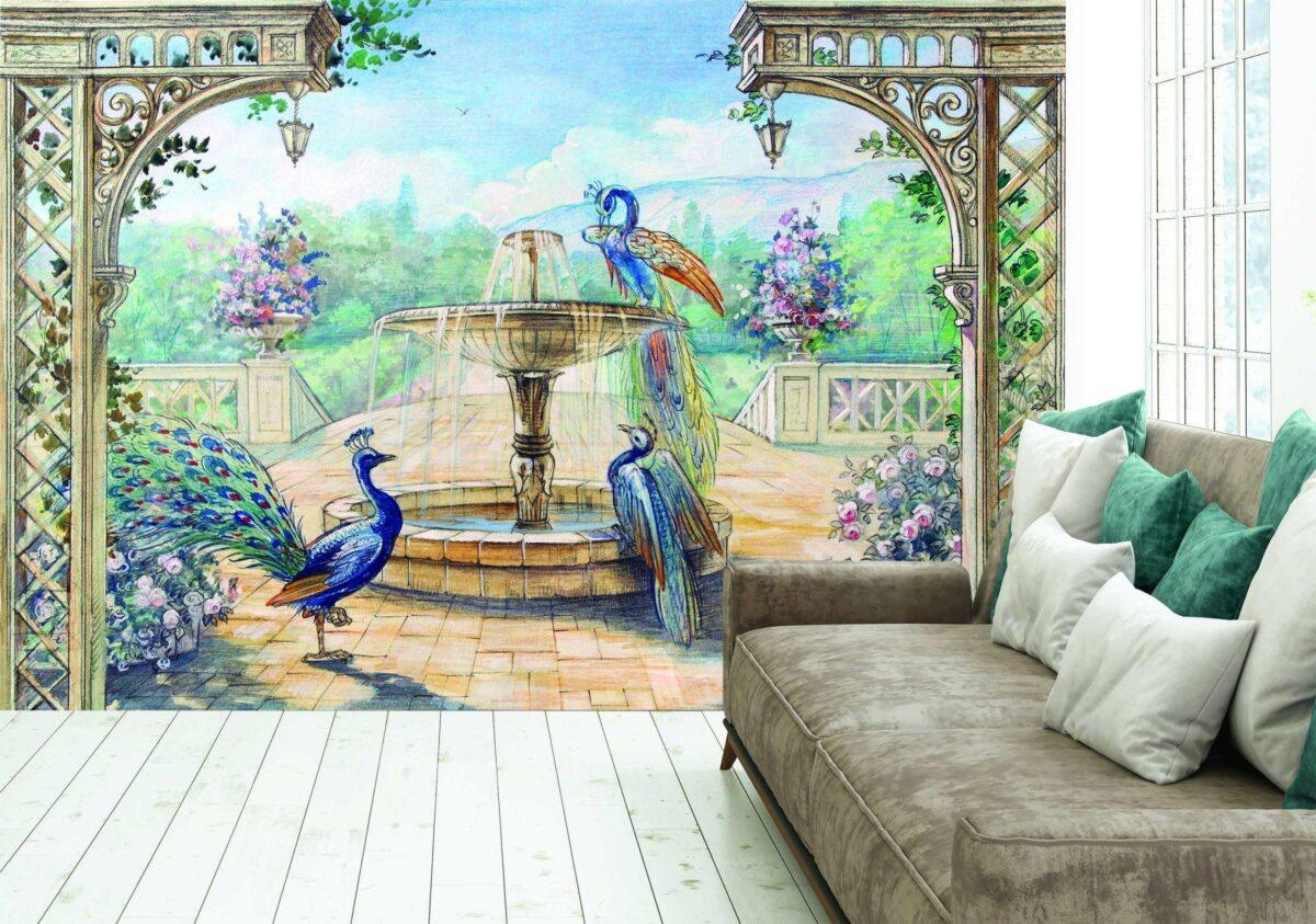 Art MURAL WALLPAPER, Available in Various Paper Texture, Code M895. It is Produced as 105 CM WIDE ROLL PANELS. - Image 2