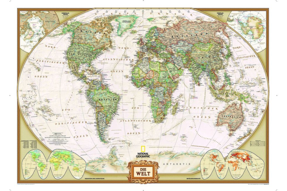 Code M900 - World Map Mural Wallpaper - Image 2