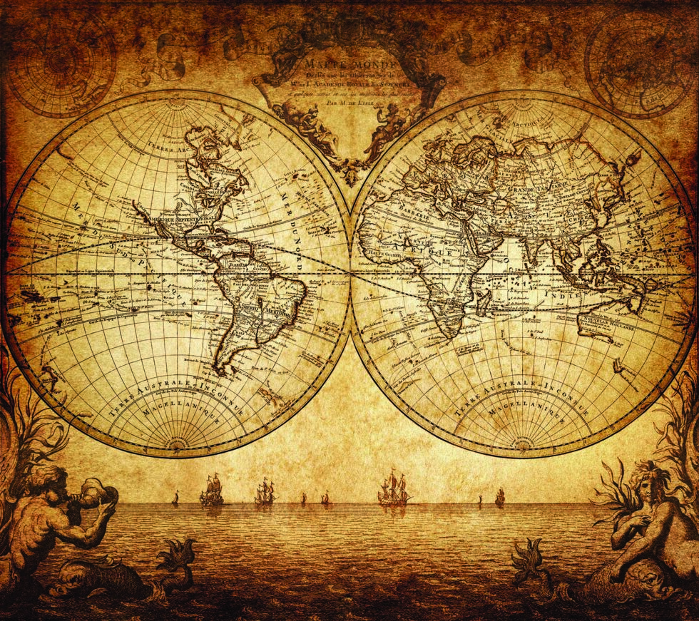 Code M902 - World Map Mural Wallpaper - Image 2