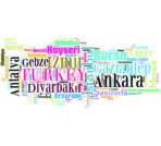 Turkey Graphic MURAL WALLPAPER, Available in Various Paper Texture, Code M911. It is Produced as 105 CM WIDE ROLL PANELS.