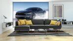Sport Car, VINYL FABRIC TEXTILE Wall Mural in Different Texture, Code M917. It is produced as ONE PIECE WITHOUT JOINT. - Image 2