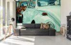 Volkswagen Mural WALLPAPER, Available in Various Paper Texture, Code M936. 105 CM WIDE ROLL PANELS. - Image 2