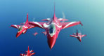 Air Tattoo Mural WALLPAPER, Available in Various Paper Texture, Code M937. 105 CM WIDE ROLL PANELS.