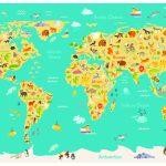 School Map Kids MURAL WALLPAPER, Available in Various Paper Texture, Code M938. It is Produced as 105 CM WIDE ROLL PANELS.