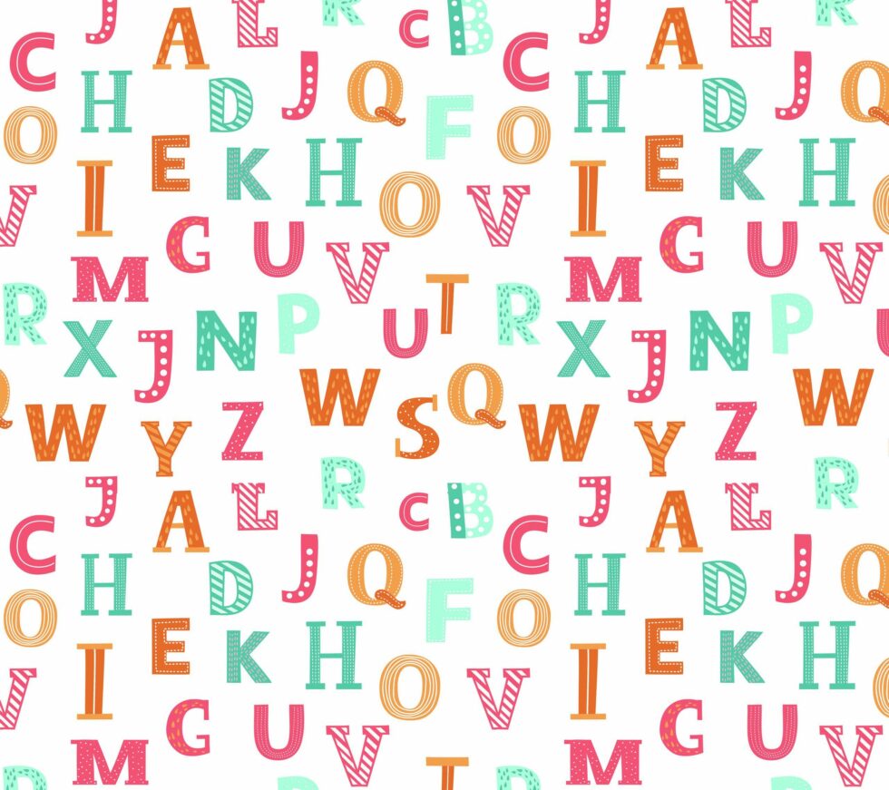 Code M946 - Alphabet Kids Mural Wallpaper - Image 2