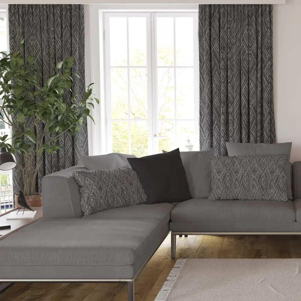Code P218 - Lined Eyelet VELVET Curtain Collection in 6 colours