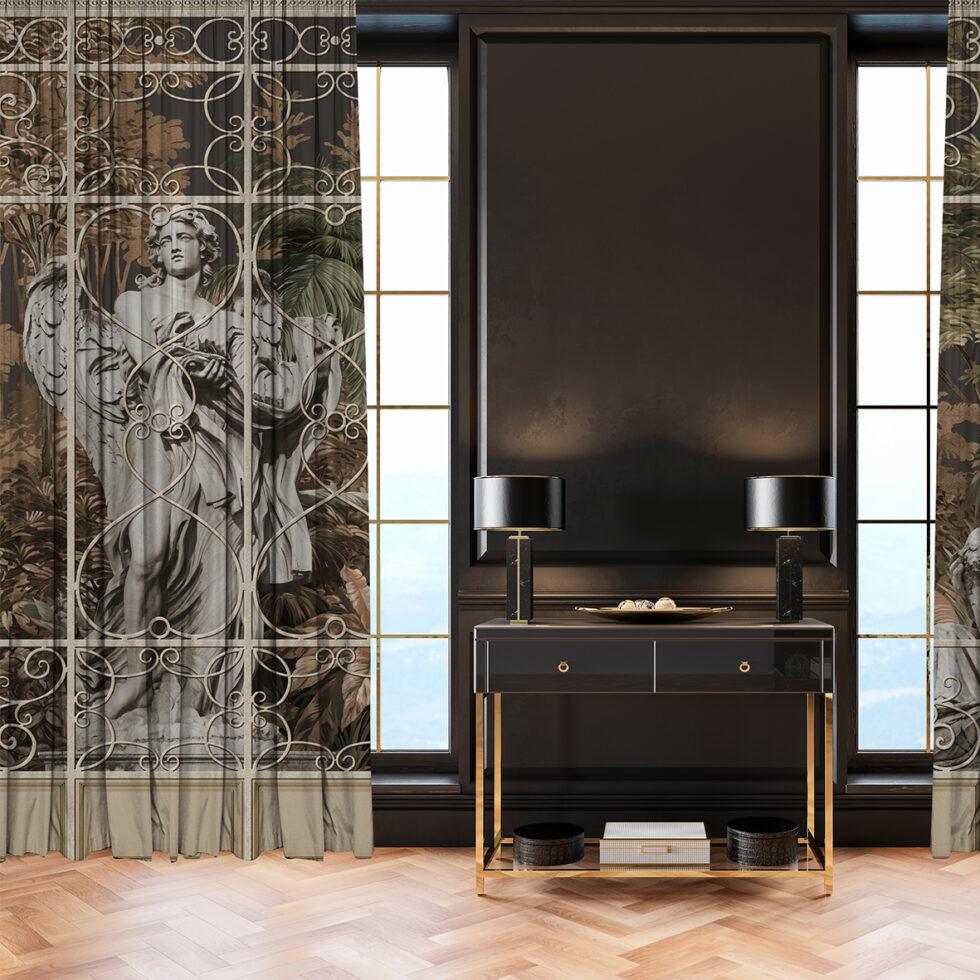 AdaHome Eyelet Curtains Collection Available in a Variety of Martials and Multicoloured - Code P301 - Image 3