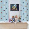 Code P329 - Lined Eyelet LINEN BLACKOUT  Curtain Multicoloured - Image 2