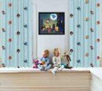 Code P329 - Lined Eyelet LINEN BLACKOUT  Curtain Multicoloured - Image 2