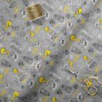 Code P332 - Lined Eyelet LINEN BLACKOUT Curtain Multicoloured