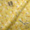 Code P343 - Lined Eyelet LINEN BLACKOUT Curtain Multicoloured