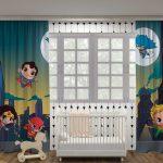 AdaHome Eyelet Kids Curtains Collection Available in a Variety of Martials and One Colour - Code P345