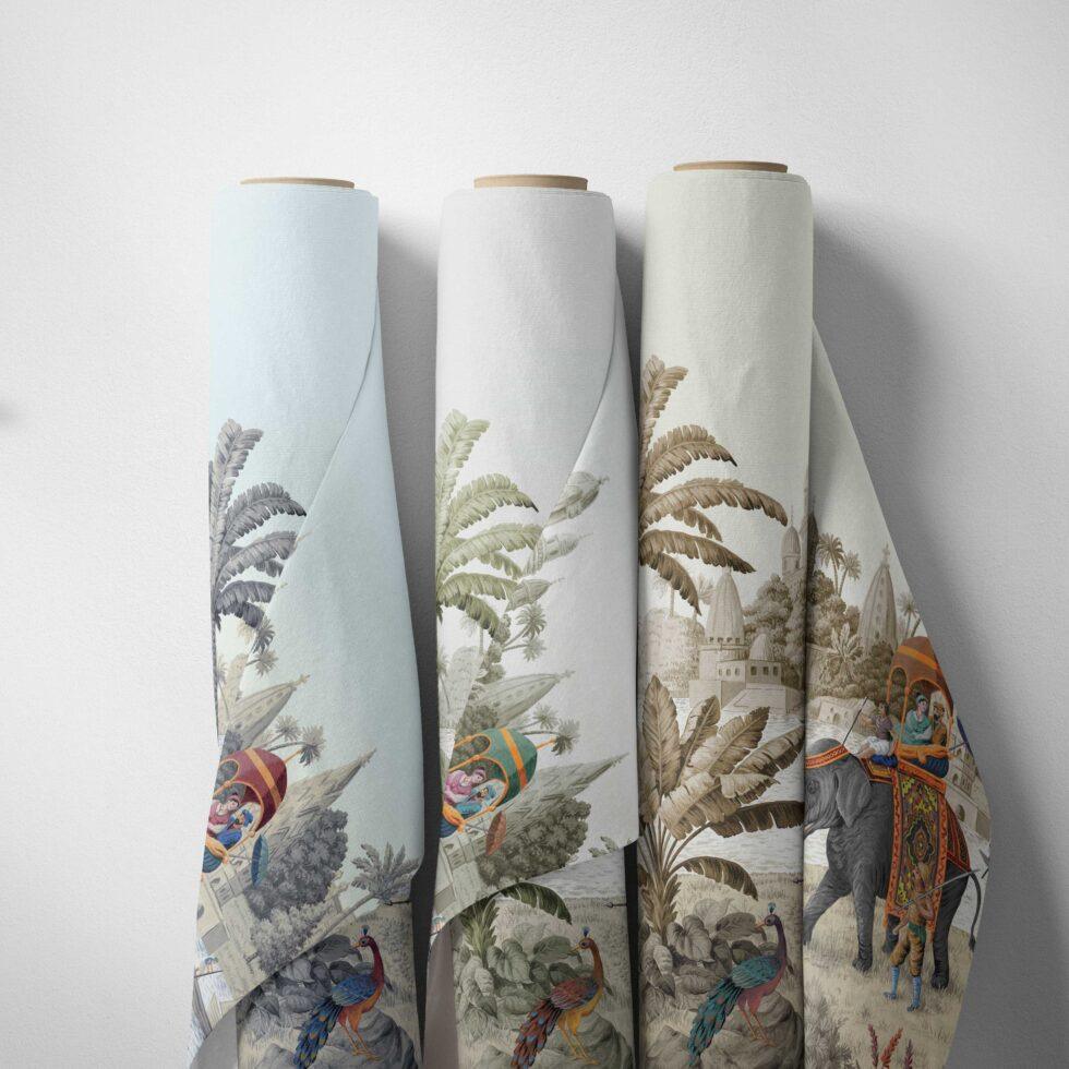 AdaHome Eyelet Curtains Collection Available in a Variety of Martials and Multicoloured - Code P309 - Image 4
