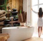 SPA Center MURAL WALLPAPER, Available in Various Paper Texture, Code S104. 105 CM WIDE ROLL PANELS. - Image 2
