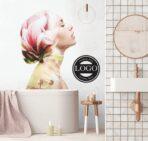 SPA Center MURAL WALLPAPER, Available in Various Paper Texture, Code S108. 105 CM WIDE ROLL PANELS. - Image 2