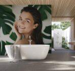 SPA Center MURAL WALLPAPER, Available in Various Paper Texture, Code S113. 105 CM WIDE ROLL PANELS. - Image 2