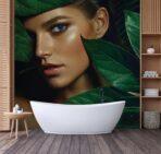 SPA Center, VINYL FABRIC TEXTILE Wall Mural in Different Texture, Code S116. It is produced as ONE PIECE WITHOUT JOINT. - Image 2