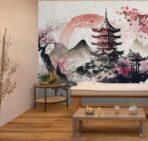 SPA Center MURAL WALLPAPER, Available in Various Paper Texture, Code S149. 105 CM WIDE ROLL PANELS. - Image 2