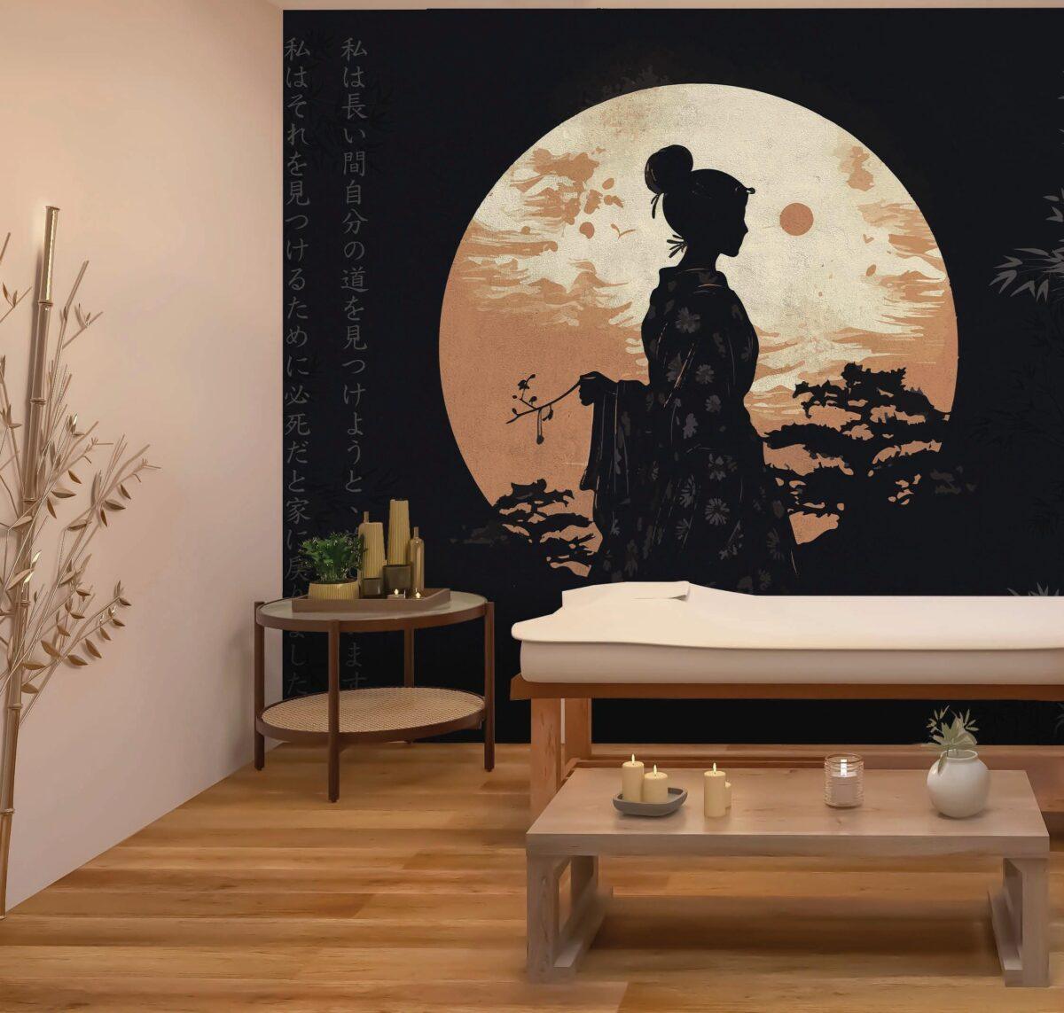 SPA Center MURAL WALLPAPER, Available in Various Paper Texture, Code S155. 105 CM WIDE ROLL PANELS. - Image 2