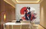 SPA Center MURAL WALLPAPER, Available in Various Paper Texture, Code S158. 105 CM WIDE ROLL PANELS. - Image 2