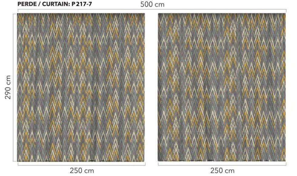 AdaHome Eyelet Curtains Collection Available in a Variety of Martials and Multicoloured - Code P217 - Image 6