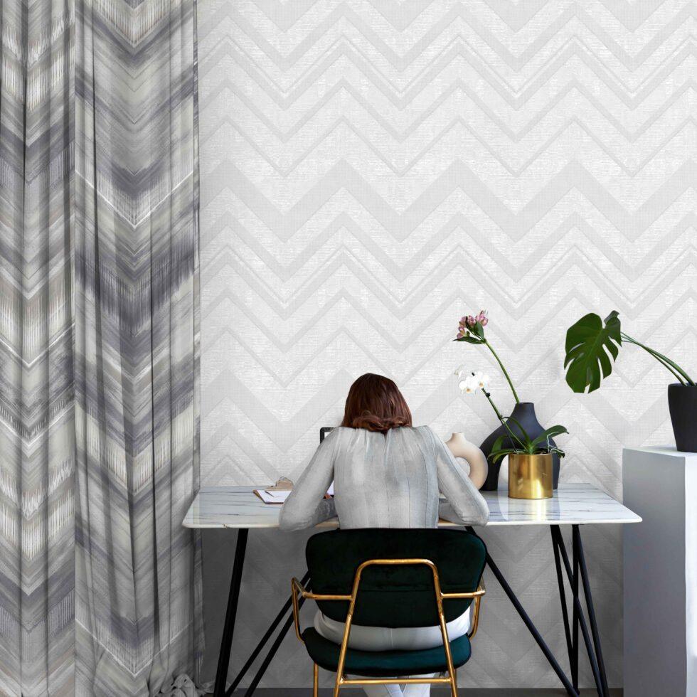 AdaHome Eyelet Curtains Collection Available in a Variety of Martials and Multicoloured - Code P313 - Image 5