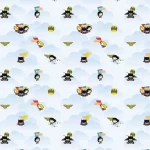 DC SUPER FRIENDS MURAL WALLPAPER, Available in Various Paper Texture, Code WB2000. 105 CM WIDE ROLL PANELS.