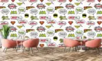 SUPERMAN MURAL WALLPAPER, Available in Various Paper Texture, Code WB2014. 105 CM WIDE ROLL PANELS. - Image 2