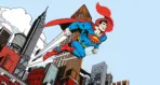 SUPERMAN MURAL WALLPAPER, Available in Various Paper Texture, Code WB2023. 105 CM WIDE ROLL PANELS.