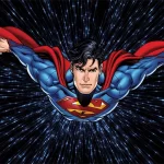 SUPERMAN MURAL WALLPAPER, Available in Various Paper Texture, Code WB2030. 105 CM WIDE ROLL PANELS.
