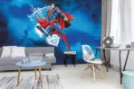 SUPERMAN MURAL WALLPAPER, Available in Various Paper Texture, Code WB2031. 105 CM WIDE ROLL PANELS. - Image 2