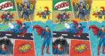 SUPERMAN MURAL WALLPAPER, Available in Various Paper Texture, Code WB2035. 105 CM WIDE ROLL PANELS.