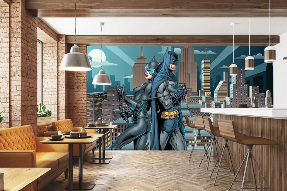 CODE WB2043 | BATMAN MURAL WALLPAPER