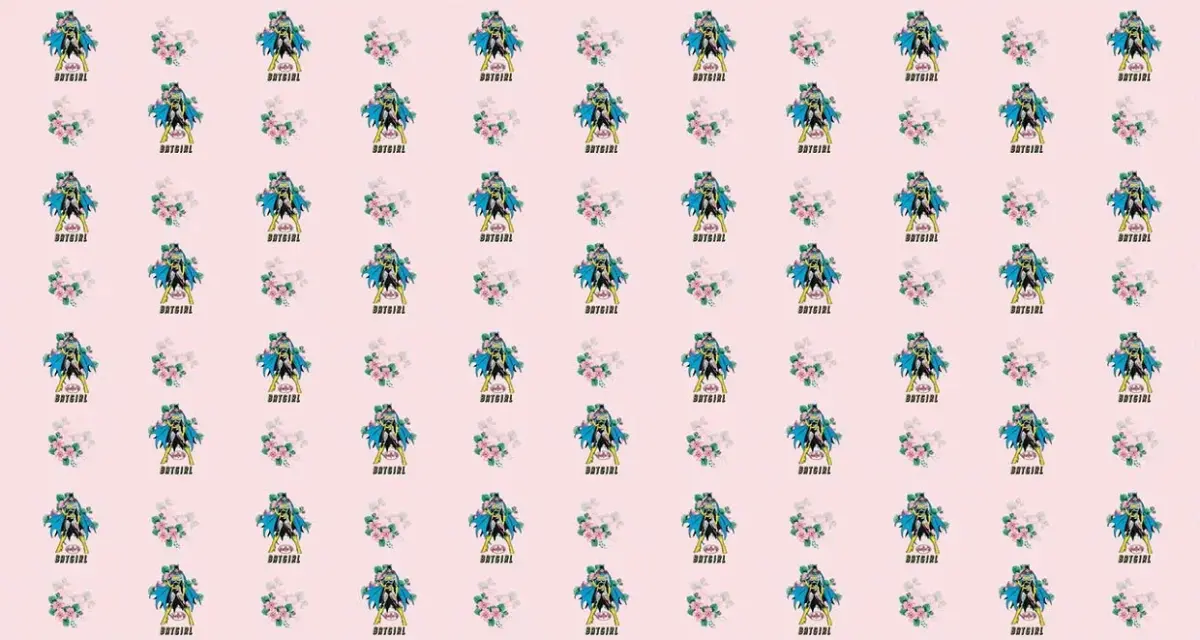 BATGIRL MURAL WALLPAPER, Available in Various Paper Texture, Code WB2044. 105 CM WIDE ROLL PANELS. - Image 1
